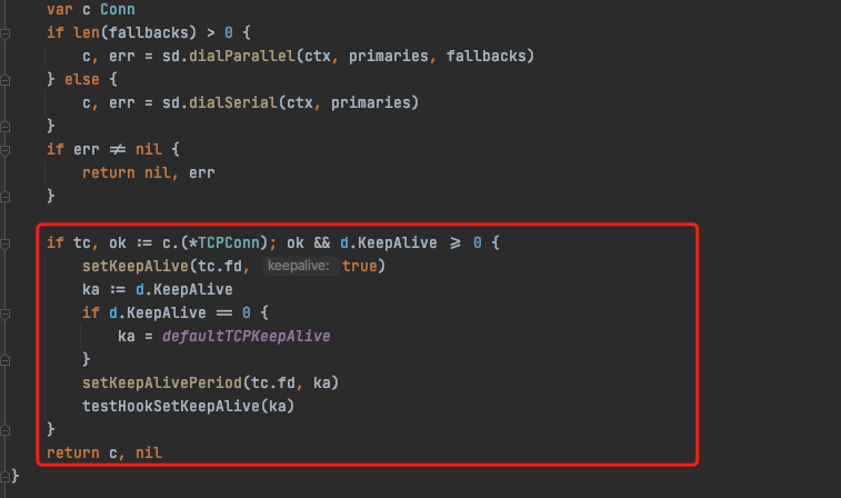 golang基于websocket通信tcpkeepalive研究记录