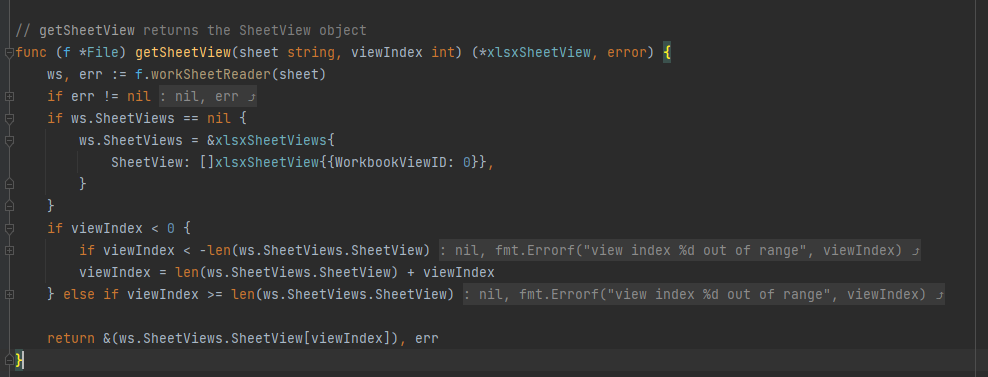 Go Excelize API源码阅读SetSheetViewOptions示例解析