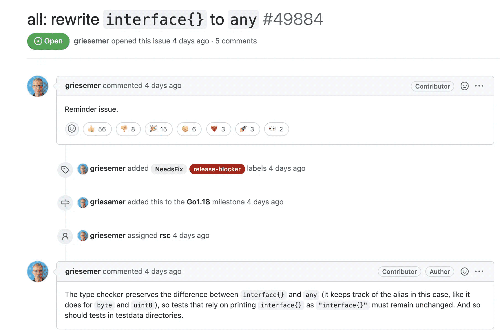 Go中的关键字anyinterface是否会成为历史