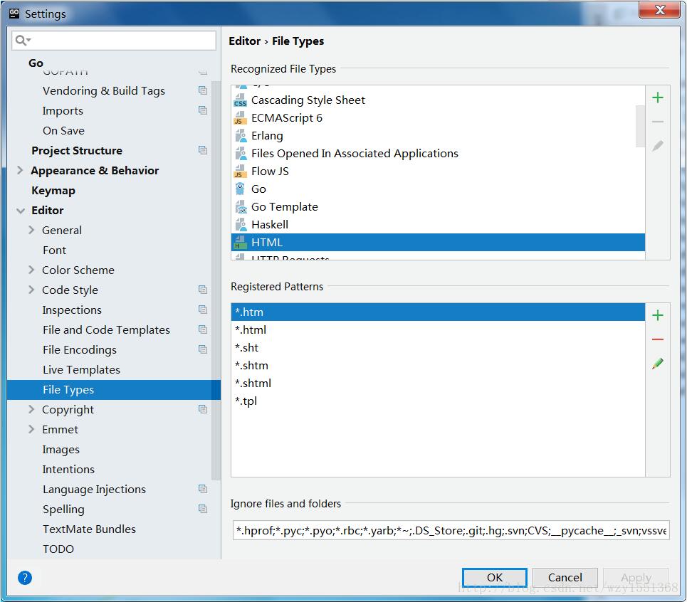 解决goland中编辑tpl文件不高亮没智能补全的问题