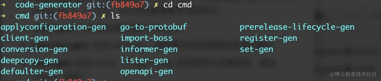 go语言代码生成器code generator使用示例介绍
