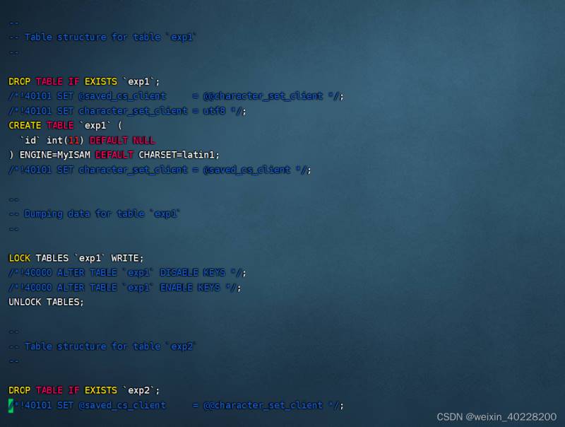 MySQL导入与导出备份详解