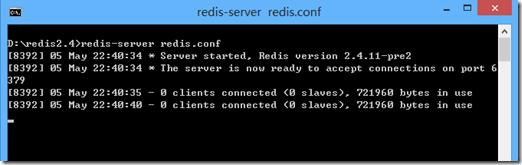 在Windows环境下体验Redis
