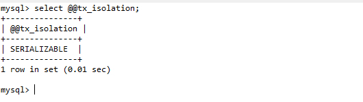隔离级别变为可串行化 隔离级别变为可串行化