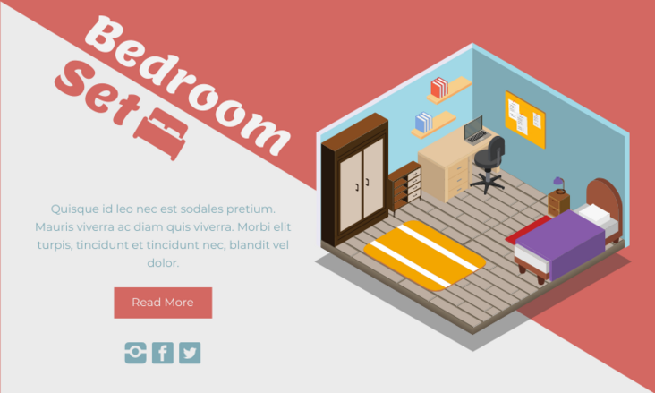 等轴图模板:小卧室集(由InfoART的等轴图标记创建) 等轴图模板:小卧室集(由InfoART的等轴图标记创建)