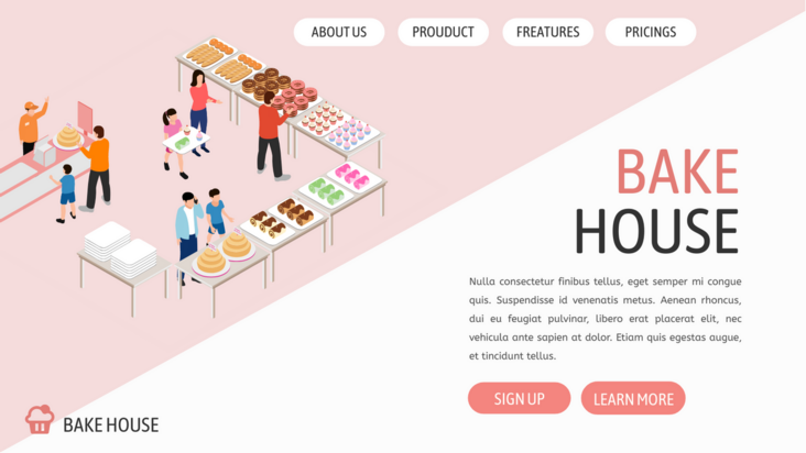 等轴测图模板:Bake Shop(由InfoART的等轴测图标记创建) 等轴测图模板:Bake Shop(由InfoART的等轴测图标记创建)