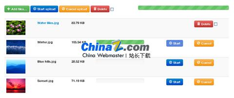 jQuery File Upload文件上传插件