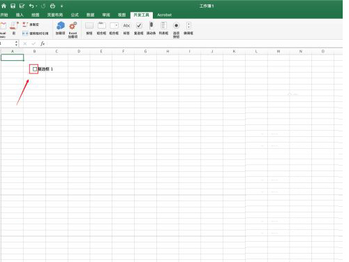 excel表格方格里面打钩如何输入?excel表格方格里面打钩输入方法截图