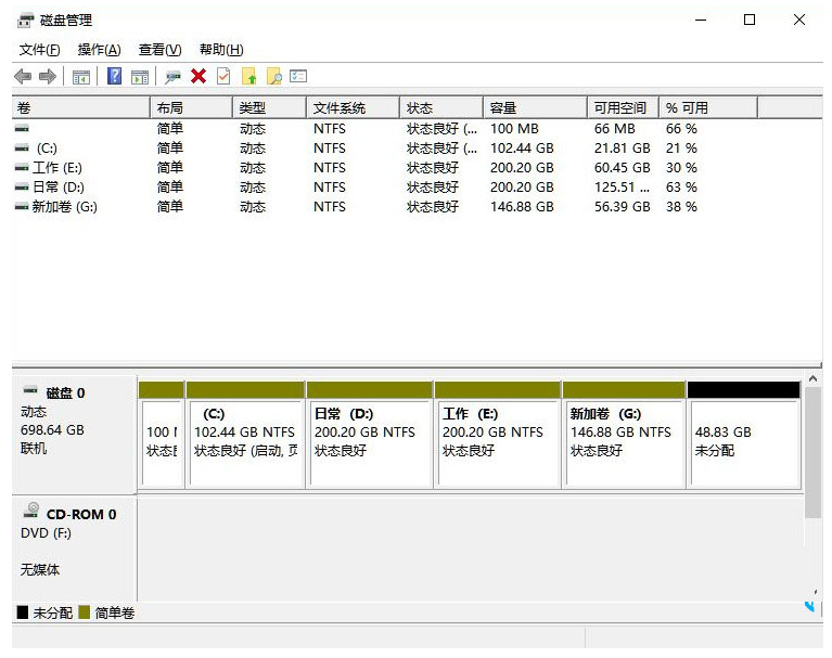 Win11如何分盘 Win11如何分盘