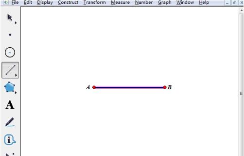 几何画板延长线段的简单方法