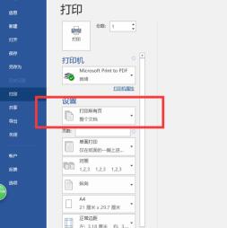word2016怎样设置自定义打印范围 word2016中自定义打印范围的操作步骤