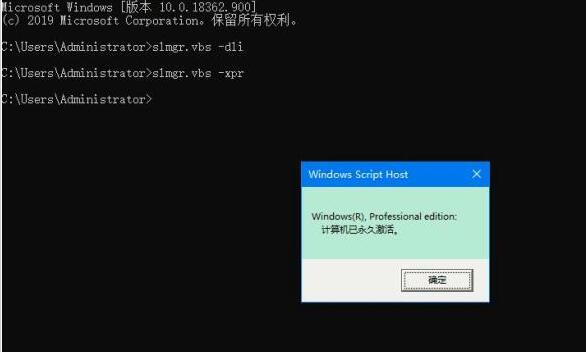 WIN10专业版使用命令查看激活信息的详细操作