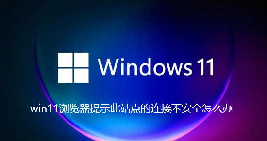win11浏览器提示此站点的连接不安全怎么办-win11网页提示此站点的连接不安全解决方法