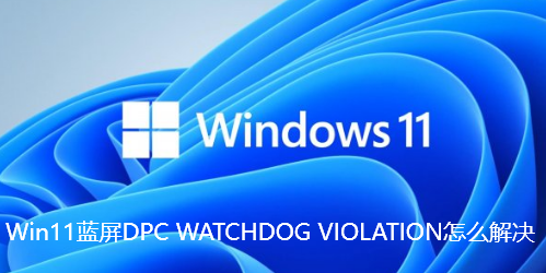 Win11蓝屏DPC WATCHDOG VIOLATION怎么解决-Win11蓝屏DPC WATCHDOG VIOLATION的有效解决步骤