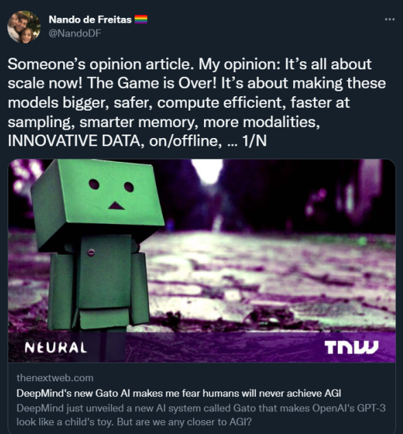 超大模型出现后,AI的游戏结束了?Gary Marcus:路走窄了
