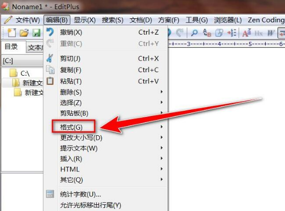 EditPlus如何删除段落首行空白
