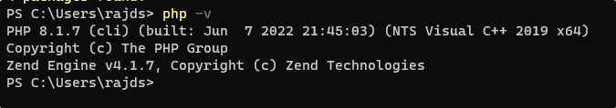 check-PHP-version-on-Windows-11