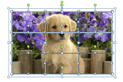 PPT制作拼图效果的操作教程