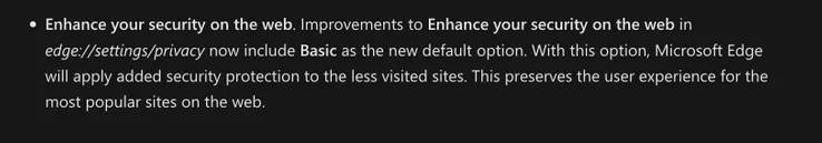 微软为 Beta Channel 用户更新 Edge 104