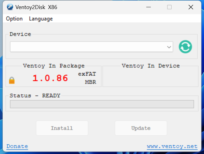 Ventoy 1.0.86：默认启用绕过 Windows 11 硬件和在线帐户要求