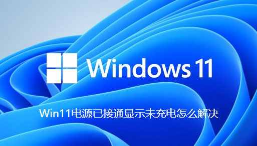 Win11电源已接通显示未充电怎么解决-Win11电源已接通显示未充电解决办法