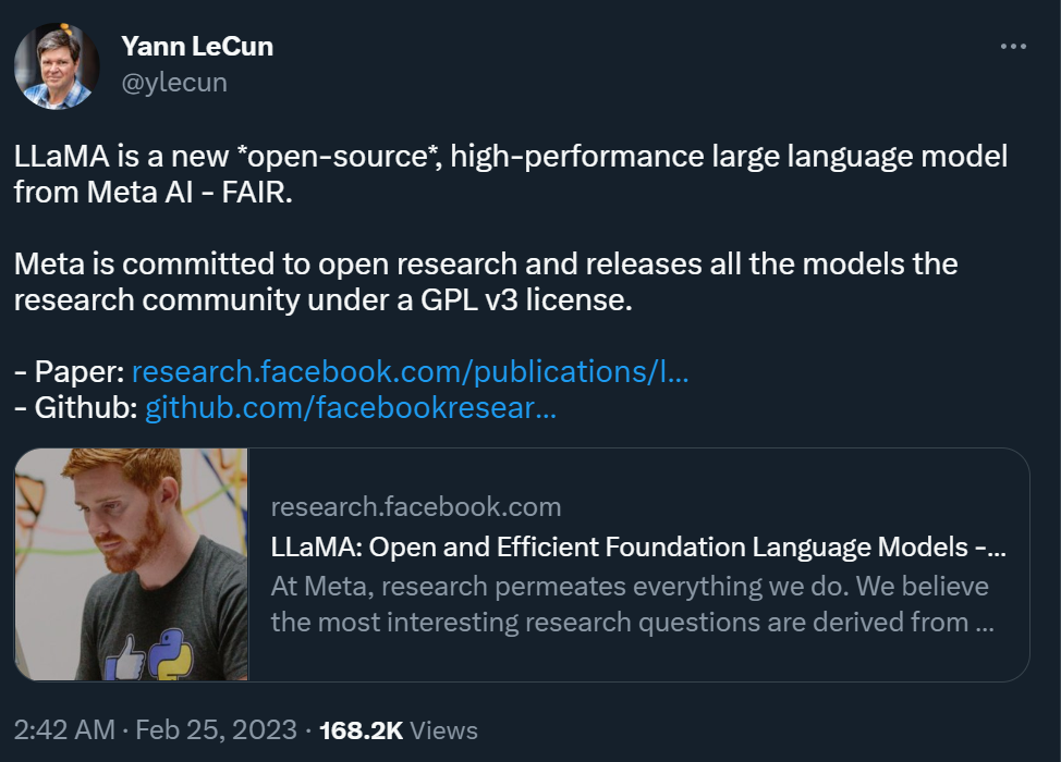 这是Meta版ChatGPT雏形？开源、一块GPU就能跑，1/10参数量打败GPT-3