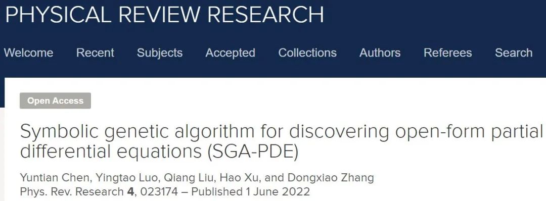 方程就是二叉树森林？从数据中直接发现未知控制方程和物理机理