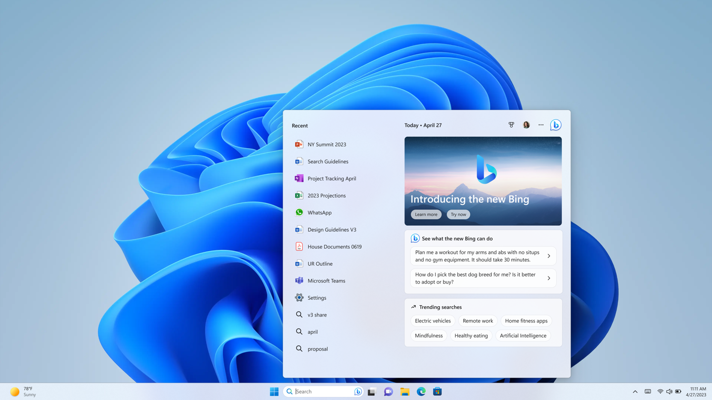 集成类 ChatGPT 功能后，微软必应搜索首次突破 1 亿日活跃用户