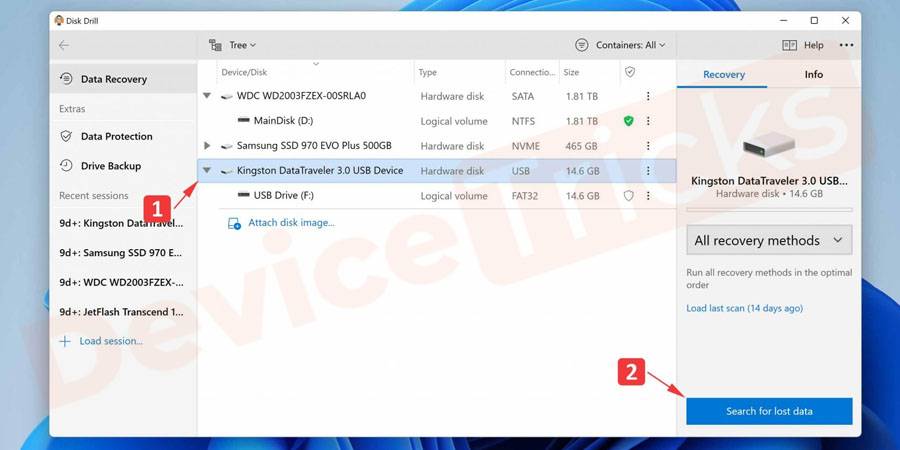 Search-for-lost-data