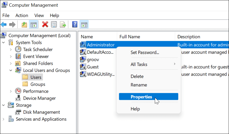 如何在 Windows 11 上启用管理员帐户