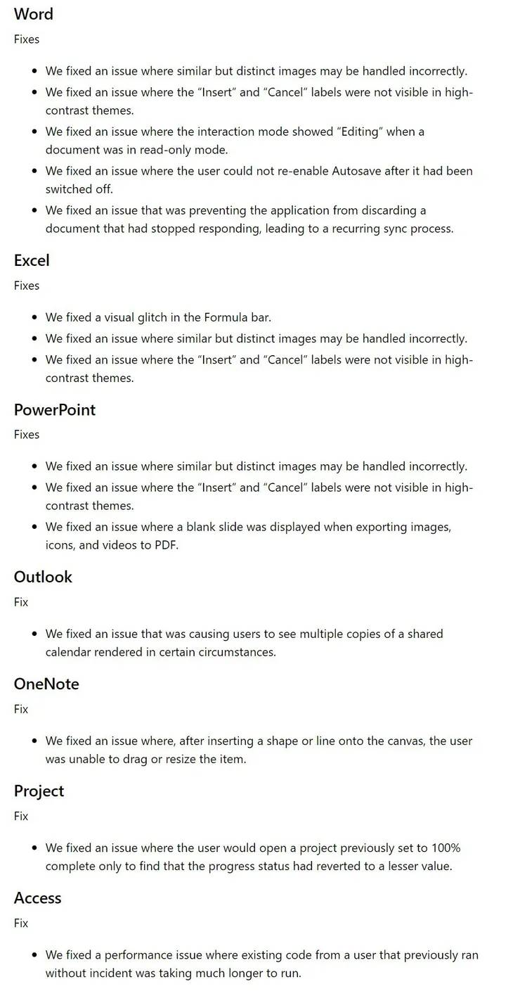 微软为 Windows 用户发布 Office Insider Build 15330.20004