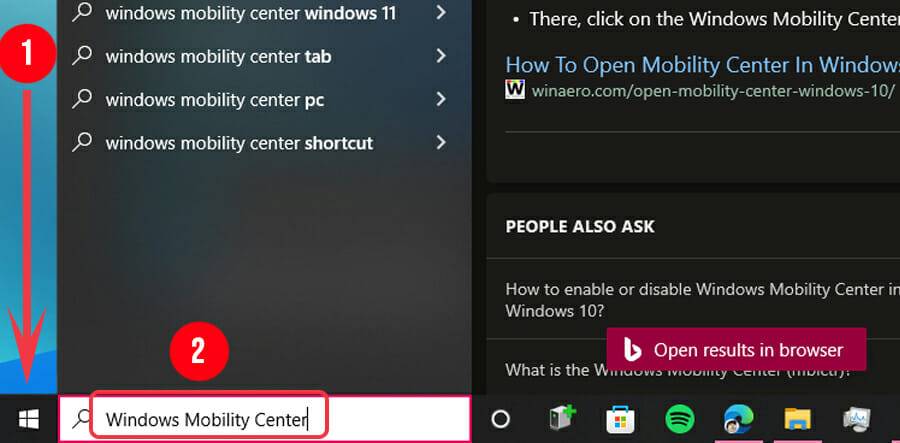 如何在 Windows 11 上启用 Windows 移动中心