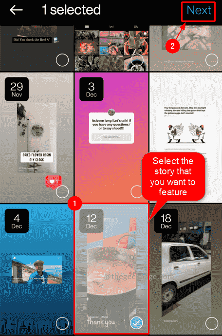 如何在 Instagram 上添加精选故事