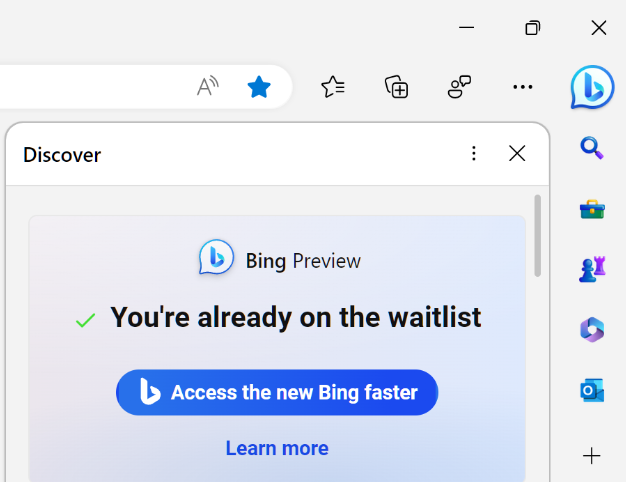 微软上线基于ChatGPT的Bing和Edge浏览器