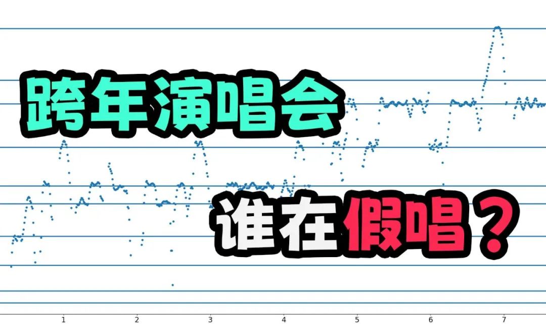 B站up主用AI分析，跨年演唱会上这些歌手假唱了