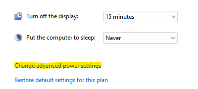 如何在 Windows 11 中的空闲时间后更改关闭硬盘
