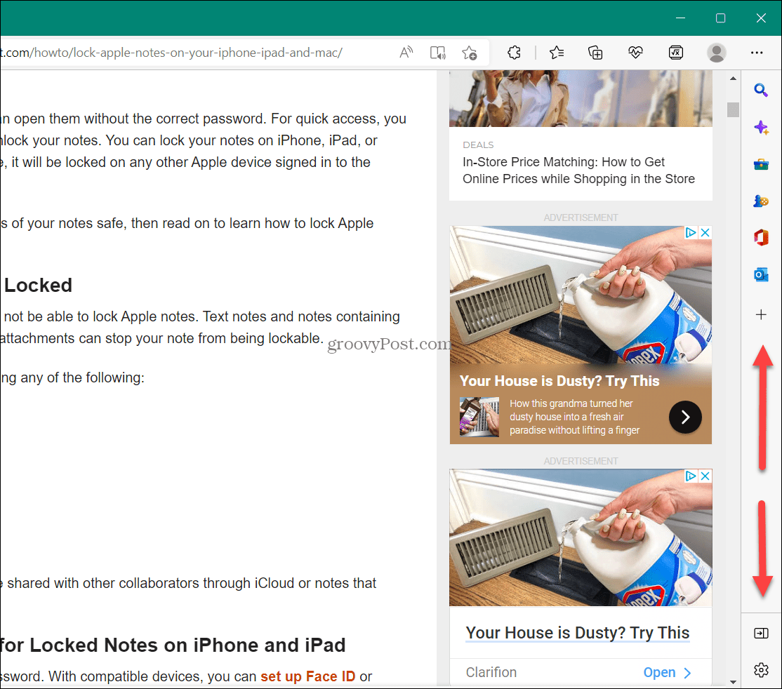如何禁用 Microsoft Edge 边栏