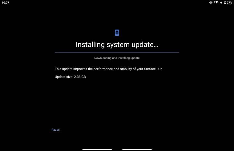 微软 Surface Duo 正在获得 Android 11 更新，接下来可能会升级到 Android 12L