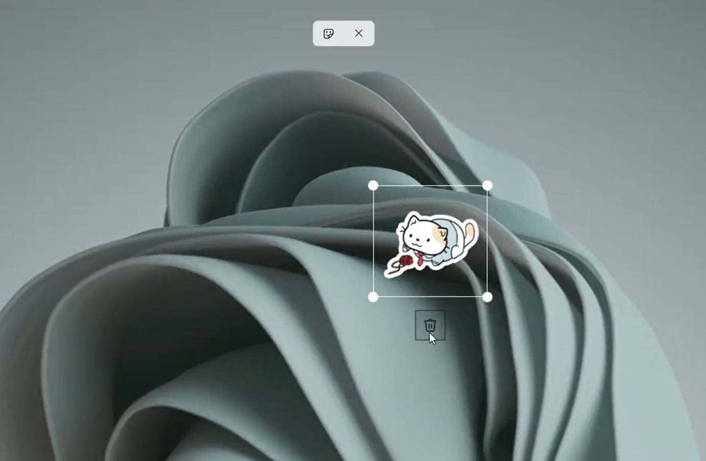 我们首先看一下 Windows 11 自定义桌面背景的新工具