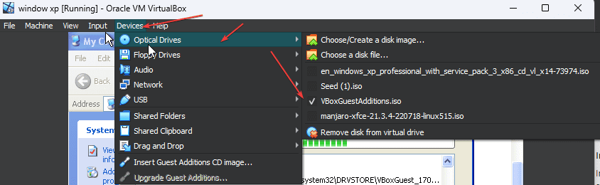 Add-VGuestAddtions-ISO
