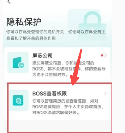 boss直聘怎么隐藏简历不被原公司发现