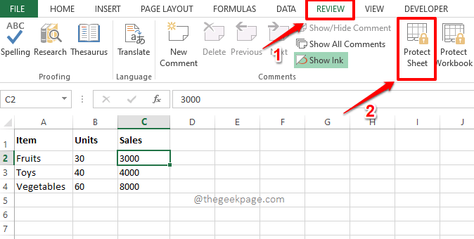 如何防止其他用户在 Microsoft Excel 中编辑特定单元格