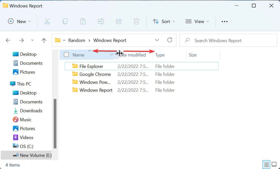 如何调整所有列的大小以自动适应 Windows 11