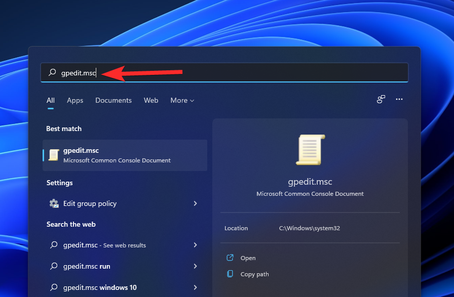 gpeditmsc-command-search