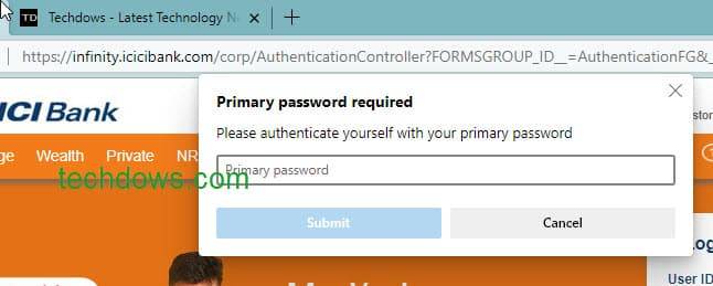 Edge-asks-to-type-Primary-Password-1