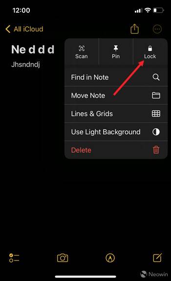 如何在 iOS 上为 Notes 应用程序设置 FaceID 锁