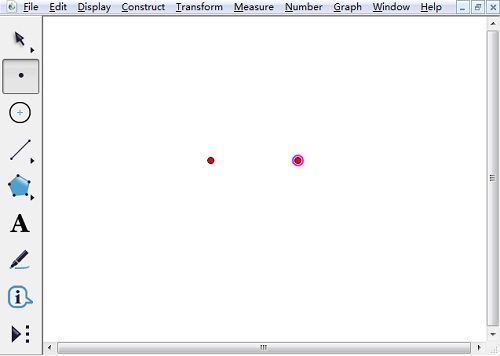 几何画板绘制半圆的操作方法