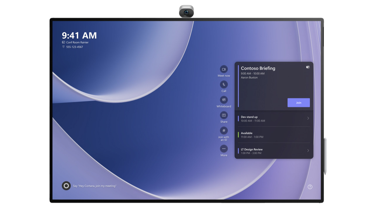 微软发布第二代 Surface Hub 2S
