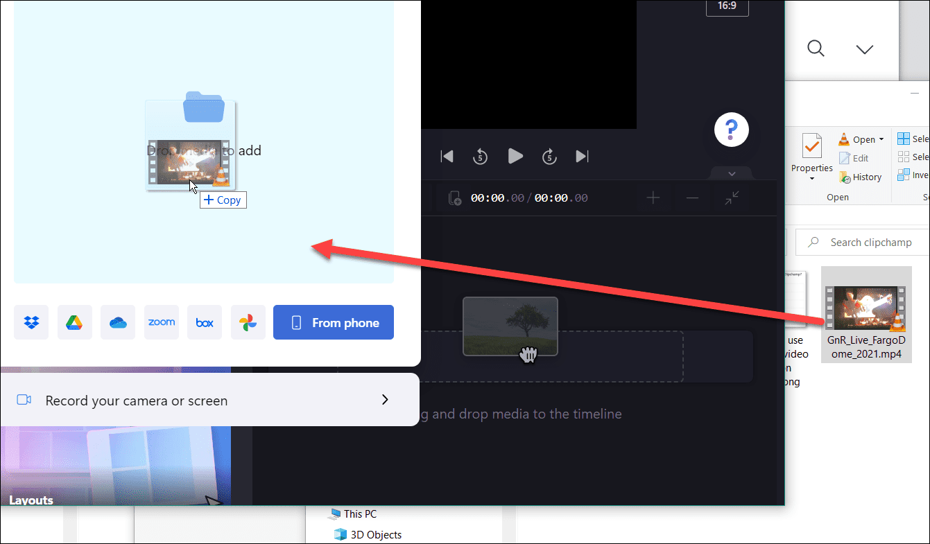 4-drag-and-drop-use-clipchamp-video-editor-on-Windows