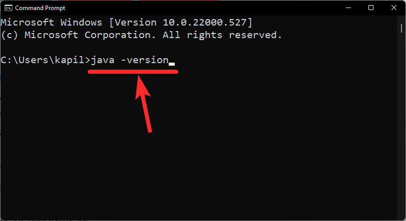 command-java-version